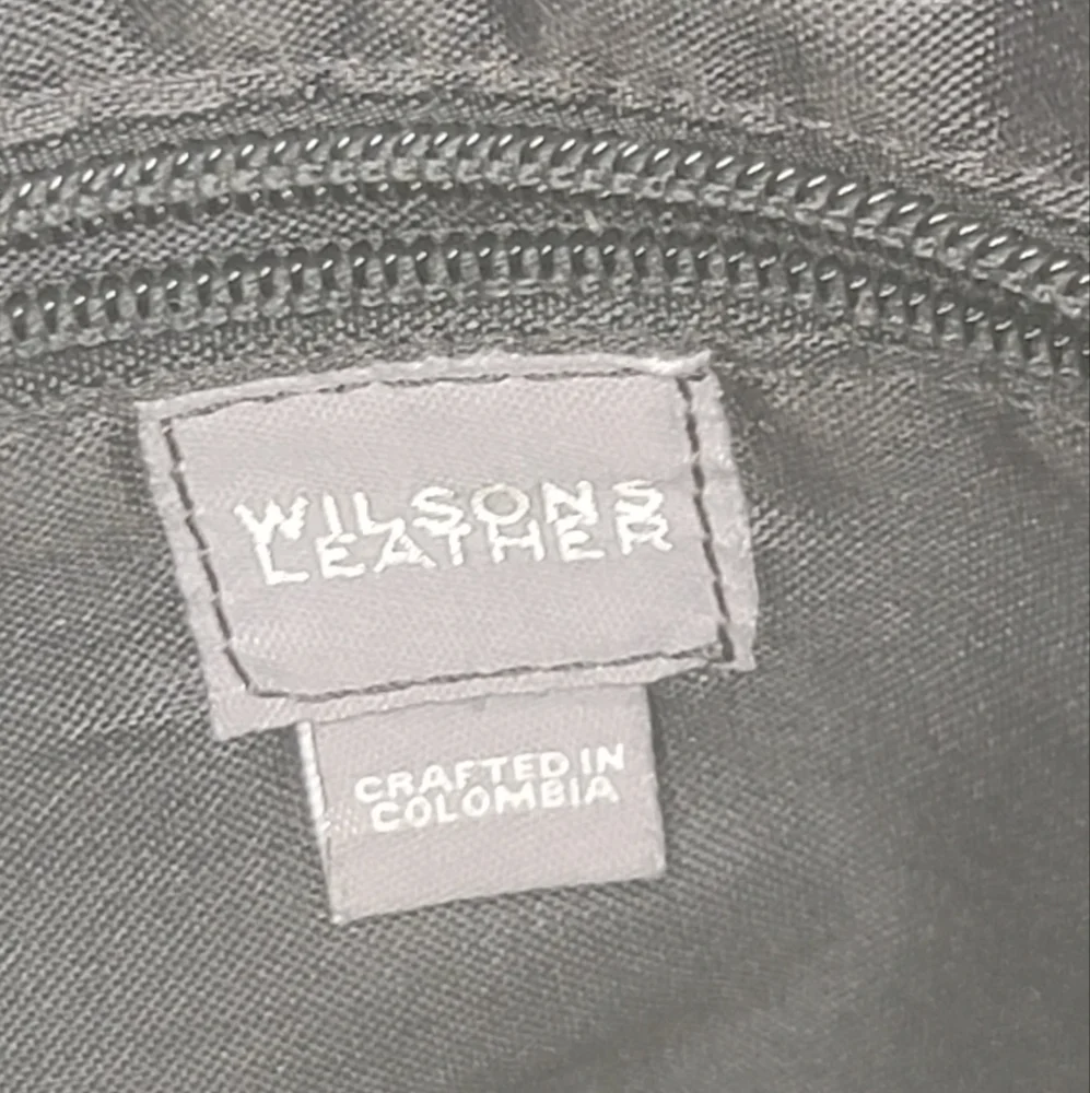 Wilsons Leather Vintage  Elegant Tan Leather Tote Bag - Picture 9 of 9